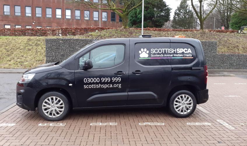 Scottish SPCA van