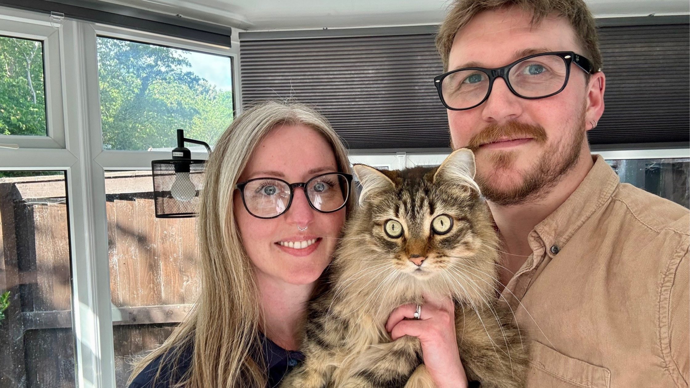 animal fostering Scotland couple cats