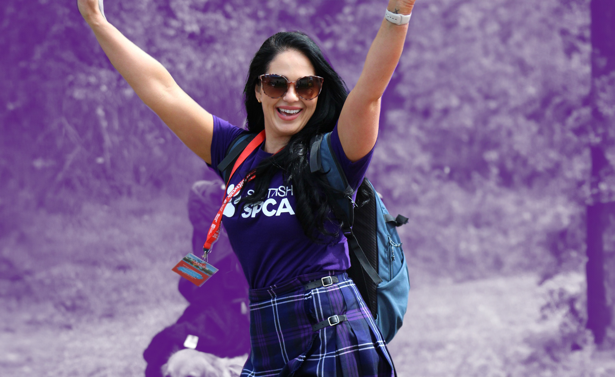 woman, fundraising, homepage